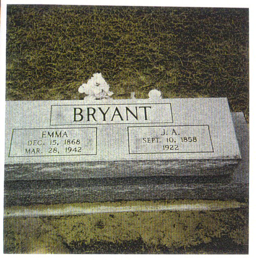 Emma and Johnathan Bryant Grave